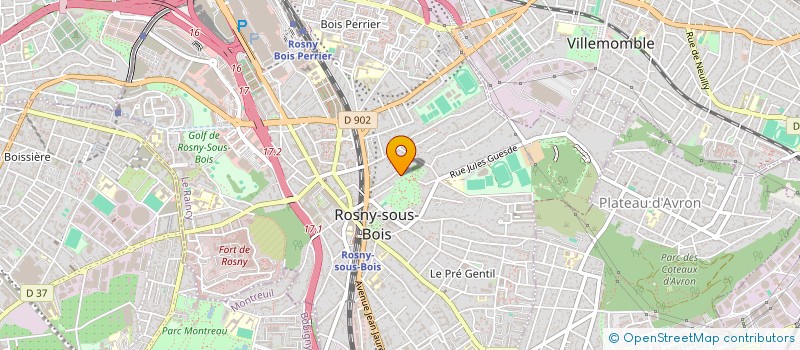 localisation de l'entreprise MONSIEUR JOSE MANUEL CARVALHO ESTANQUEIRO à ROSNY-SOUS-BOIS