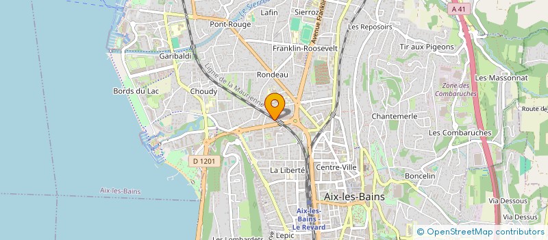 localisation de l'entreprise MONSIEUR JOSE MANUEL DA SILVA PIRES à AIX-LES-BAINS