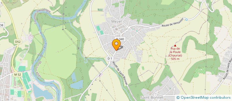 localisation de l'entreprise MONSIEUR JOSE-MANUEL DOMINGUES  MUR-SUR-ALLIER