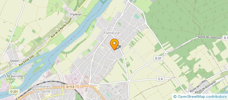 localisation de l'entreprise MONSIEUR JOSE MANUEL FERNANDES AZEVEDO  FRENEUSE