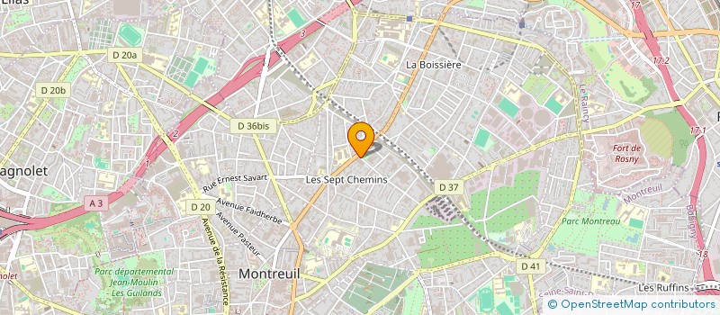 localisation de l'entreprise MONSIEUR JOSE MANUEL FERNANDES RODRIGUES à MONTREUIL