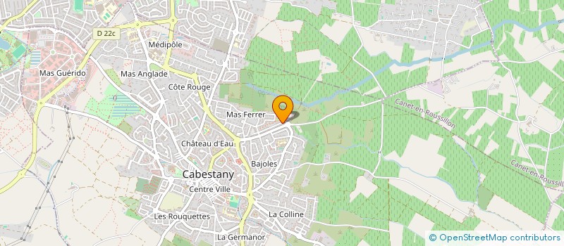localisation de l'entreprise MONSIEUR JOSE MANUEL MARTINS RIBEIRO à CABESTANY