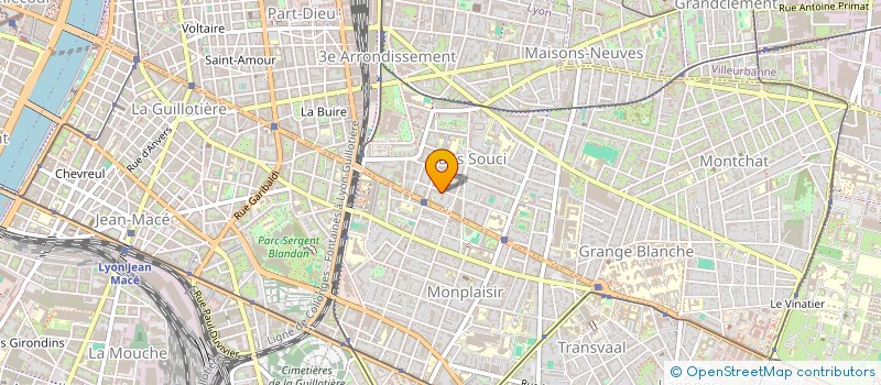 localisation de l'entreprise MONSIEUR JOSE-MANUEL NOYA  LYON