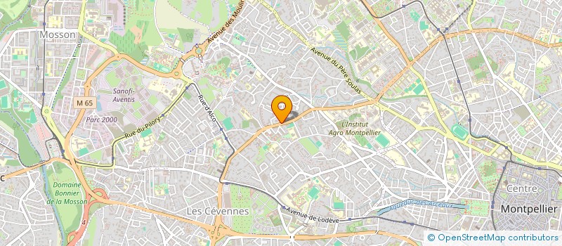 localisation de l'entreprise MONSIEUR JOSE MANUEL PEREZ ROUJOL  MONTPELLIER