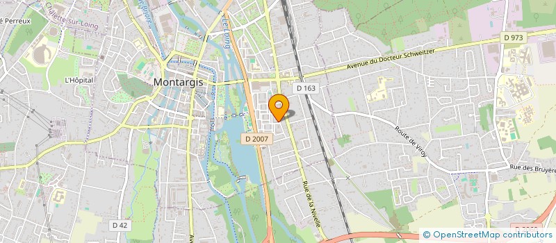 localisation de l'entreprise MONSIEUR JOSE MANUEL RODRIGUES  MONTARGIS