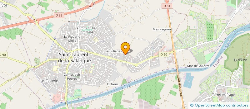 localisation de l'entreprise MONSIEUR JOSE MANZANO à SAINT-LAURENT-DE-LA-SALANQUE