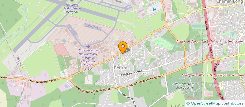 localisation de l'entreprise MONSIEUR JOSE MANZANO  MERIGNAC