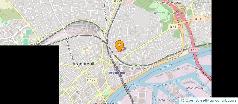 localisation de l'entreprise MONSIEUR JOSE MARINHO  ARGENTEUIL