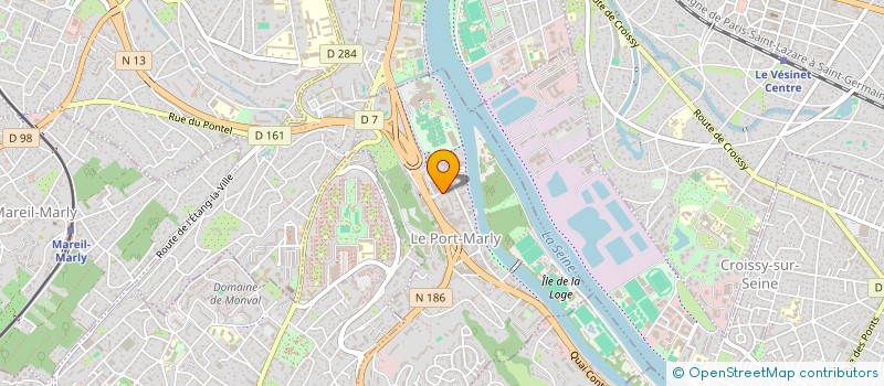 localisation de l'entreprise MONSIEUR JOSE MARINHO ALMEIDA  LE PORT-MARLY