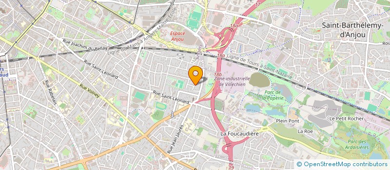 localisation de l'entreprise MONSIEUR JOSE MARJOUY à ANGERS