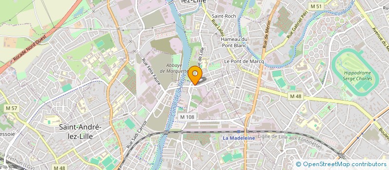 localisation de l'entreprise MONSIEUR JOSE MARQUES DOS SANTOS  MARQUETTE-LEZ-LILLE