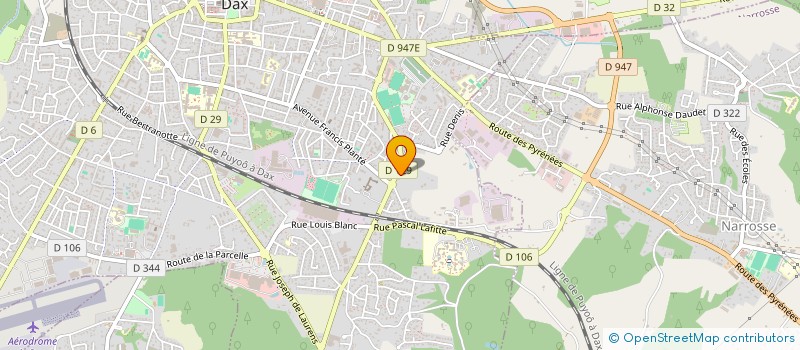 localisation de l'entreprise MONSIEUR JOSE MARRUEDO à DAX