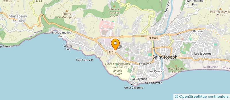 localisation de l'entreprise MONSIEUR JOSE MARTEL  SAINT-JOSEPH