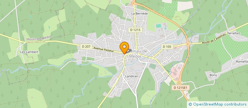localisation de l'entreprise MONSIEUR JOSE MARTIN  CASTELNAU-DE-MEDOC
