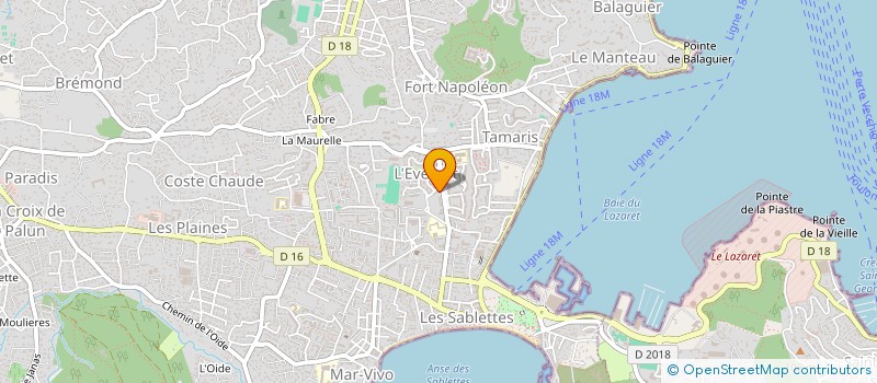 localisation de l'entreprise MONSIEUR JOSE MARTIN  LA SEYNE-SUR-MER