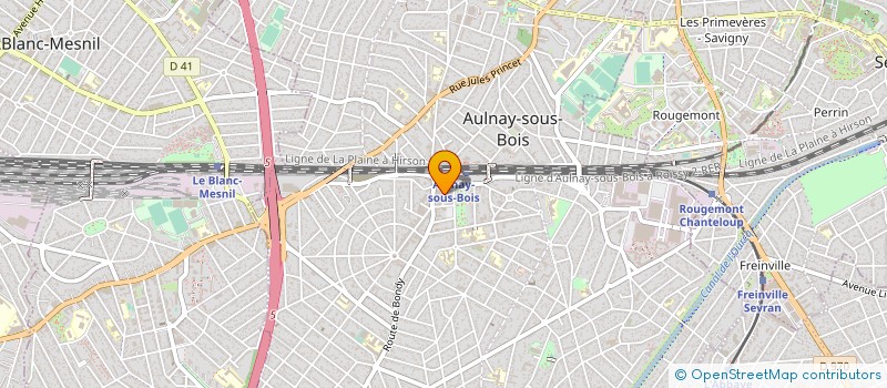 localisation de l'entreprise MONSIEUR JOSE MARTINEZ à AULNAY-SOUS-BOIS