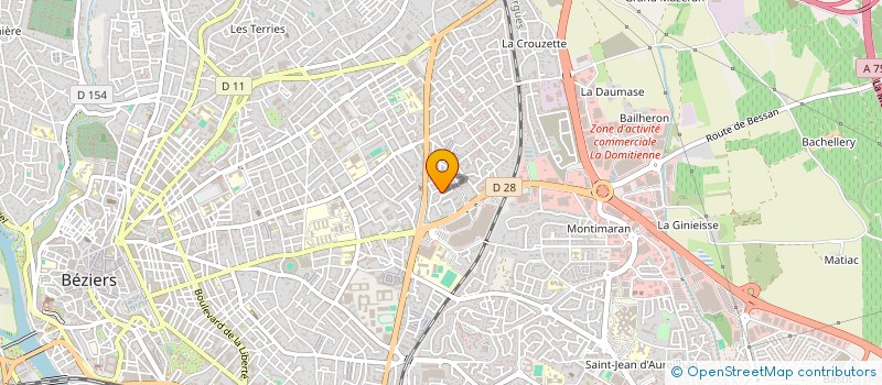 localisation de l'entreprise MONSIEUR JOSE MARTINEZ à BEZIERS