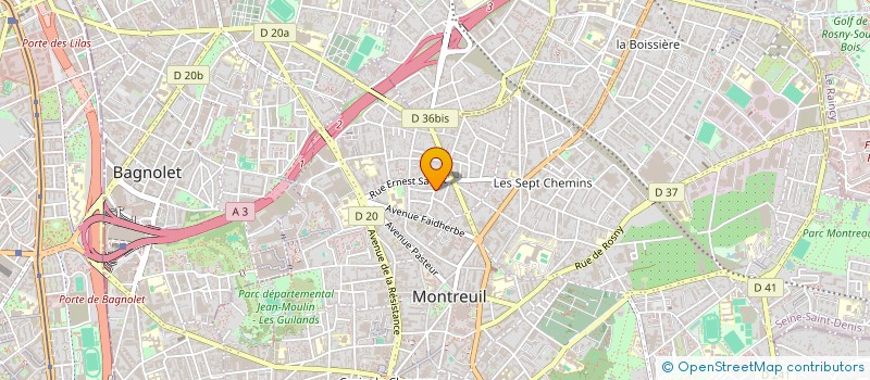 localisation de l'entreprise MONSIEUR JOSE MARTINEZ à MONTREUIL