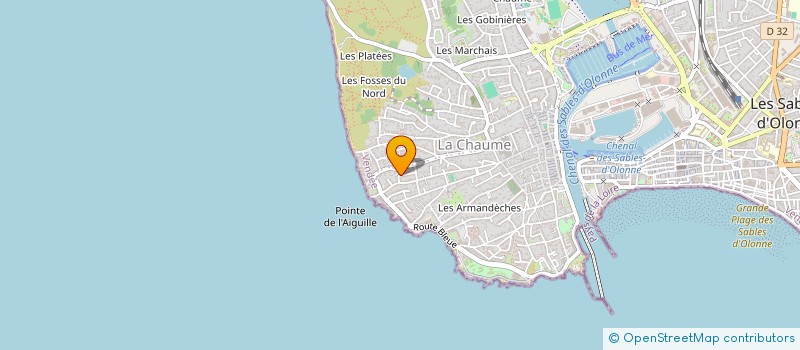 localisation de l'entreprise MONSIEUR JOSE MARTINEZ à LES SABLES D'OLONNE