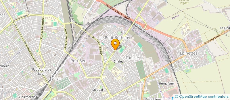 localisation de l'entreprise MONSIEUR JOSE MARTINS  BETHENY