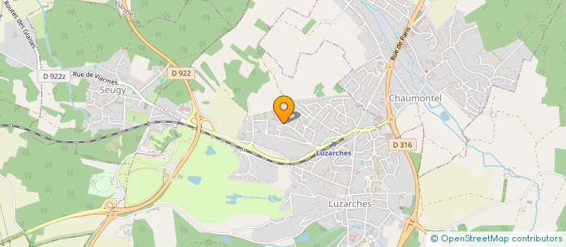 localisation de l'entreprise MONSIEUR JOSE MARTINS DA COSTA  LUZARCHES