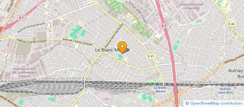 localisation de l'entreprise MONSIEUR JOSE MARTINS DA SILVA  LE BLANC MESNIL