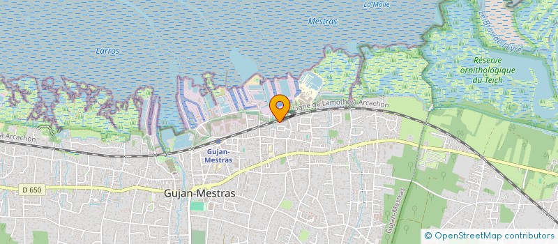 localisation de l'entreprise MONSIEUR JOSE MARTINS DIAS  GUJAN-MESTRAS