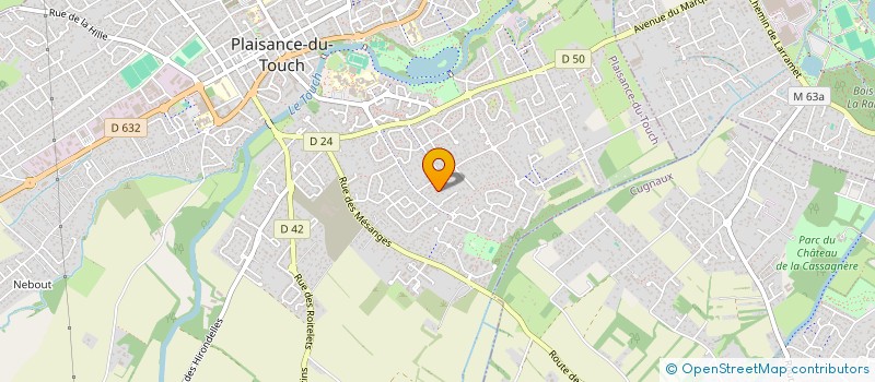 localisation de l'entreprise MONSIEUR JOSE MAS  PLAISANCE-DU-TOUCH