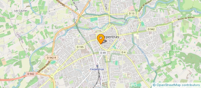 localisation de l'entreprise MONSIEUR JOSE MASAQUIZA JEREZ  CARPENTRAS