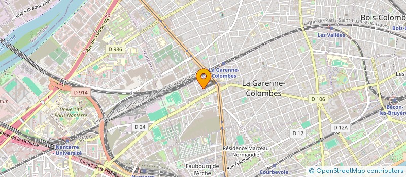 localisation de l'entreprise MONSIEUR JOSE MASIA GARCIA à LA GARENNE-COLOMBES