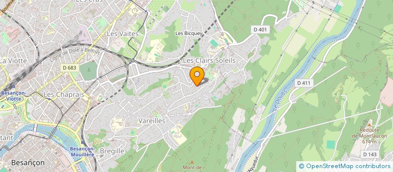 localisation de l'entreprise MONSIEUR JOSE MATEUS ADAO à BESANCON