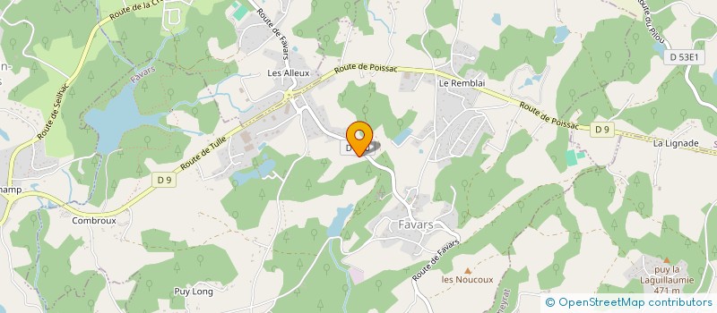 localisation de l'entreprise MONSIEUR JOSE MAURY à CHANTEIX