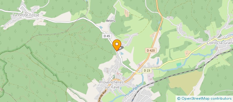 localisation de l'entreprise MONSIEUR JOSE MEGIAS à PROVENCHERES-ET-COLROY