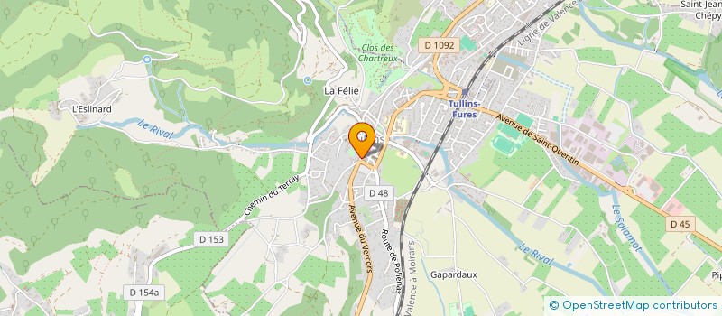 localisation de l'entreprise MONSIEUR JOSE MEIRELES ESCOVAL  TULLINS