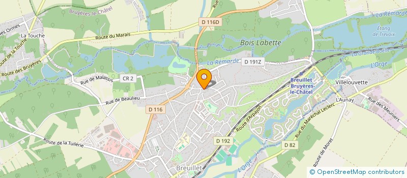 localisation de l'entreprise MONSIEUR JOSE MELEKE  BREUILLET