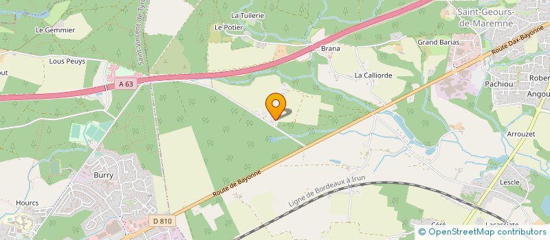 localisation de l'entreprise MONSIEUR JOSE MENDANHA DE ALMEIDA à SAINT-GEOURS-DE-MAREMNE