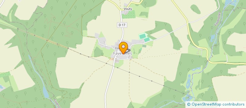 localisation de l'entreprise MONSIEUR JOSE MENDES  FAVEROLLES