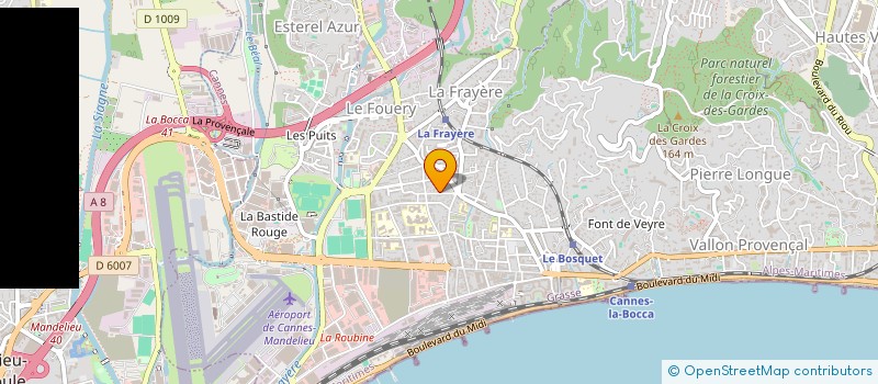 localisation de l'entreprise MONSIEUR JOSE MENDES  CANNES