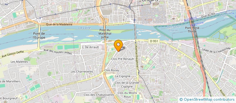 localisation de l'entreprise MONSIEUR JOSE MENDES DE CARVALHO à ORLEANS