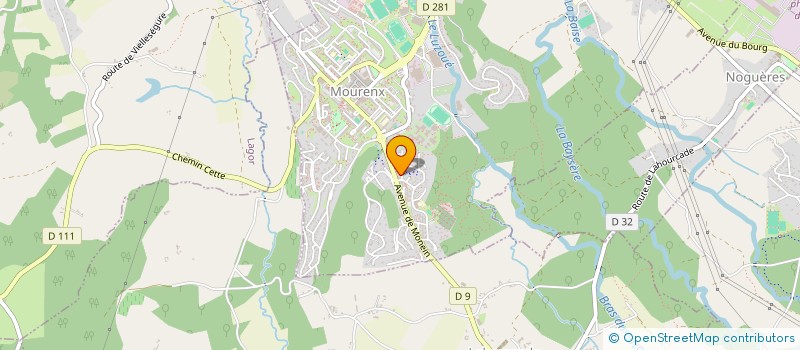 localisation de l'entreprise MONSIEUR JOSE MENDES-FRADE  MOURENX