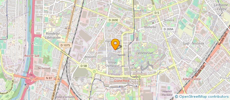 localisation de l'entreprise MONSIEUR JOSE MENDES PEREIRA  GRENOBLE