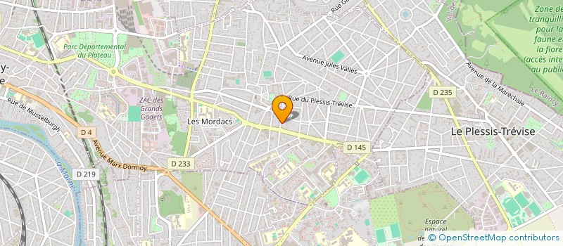 localisation de l'entreprise MONSIEUR JOSE MENDES SILVA à CHAMPIGNY-SUR-MARNE