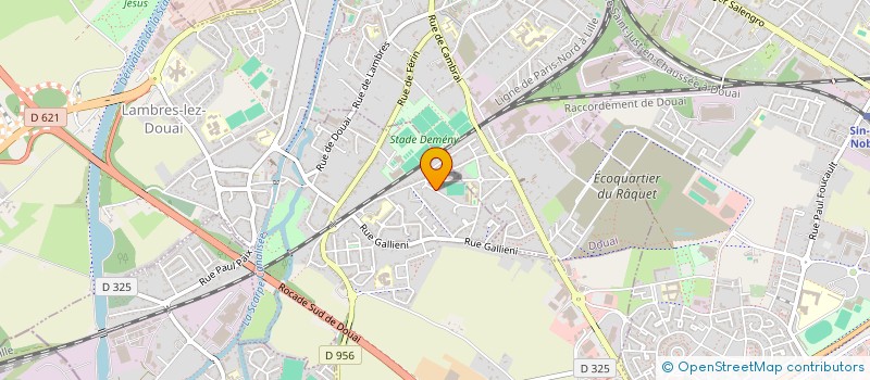 localisation de l'entreprise MONSIEUR JOSE MENDEZ  LAMBRES-LEZ-DOUAI