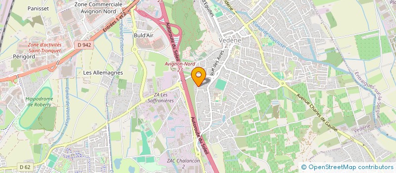 localisation de l'entreprise MONSIEUR JOSE MENDY à VEDENE