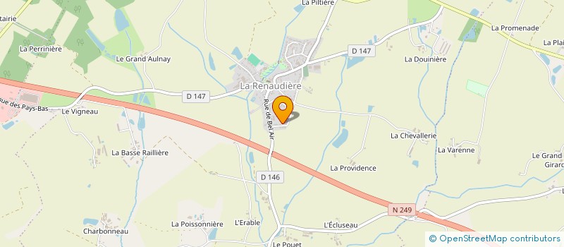 localisation de l'entreprise MONSIEUR JOSE MENIGAULT à SEVREMOINE