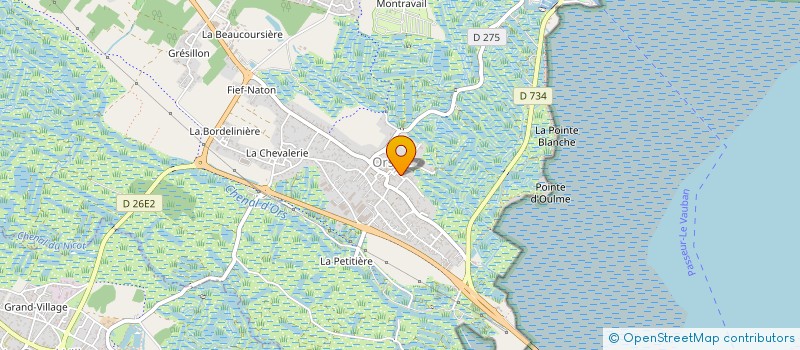 localisation de l'entreprise MONSIEUR JOSE MESNARD  LE CHATEAU D'OLERON