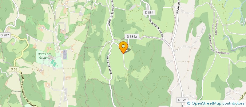 localisation de l'entreprise MONSIEUR JOSE MESTRE  CHARMES-SUR-L'HERBASSE