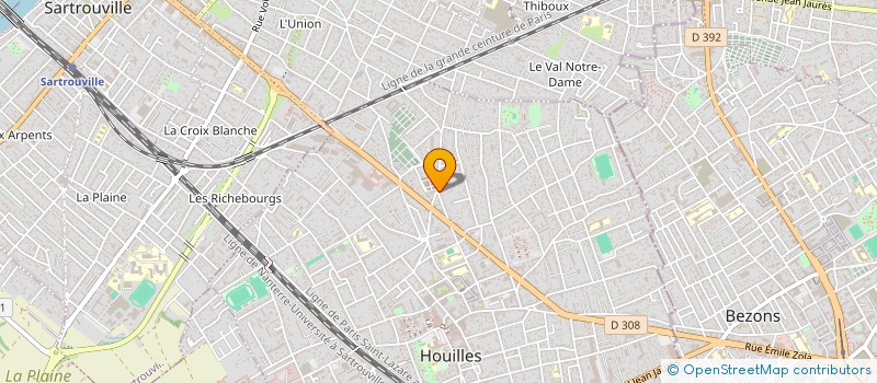 localisation de l'entreprise MONSIEUR JOSE-MIGUEL SEVERINO  HOUILLES