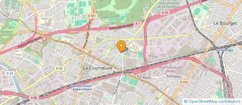 localisation de l'entreprise MONSIEUR JOSE MINEIRO à LA COURNEUVE