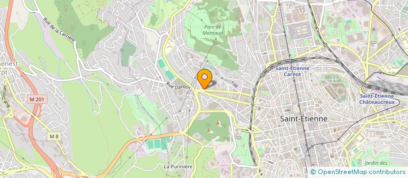 localisation de l'entreprise MONSIEUR JOSE MIRANDA PASSOS  SAINT-ETIENNE